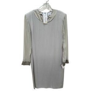 Neiman Marcus Bill Blass Long Sheer Sleeve Dress Size 6